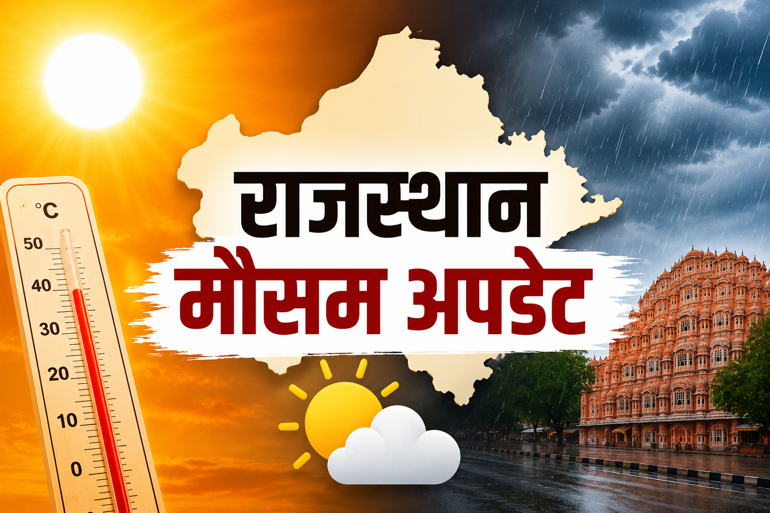 Rajasthan Weather Update: राजस्थान में मानसून कमजोर, 15 जुलाई से फिर होगी बारिश