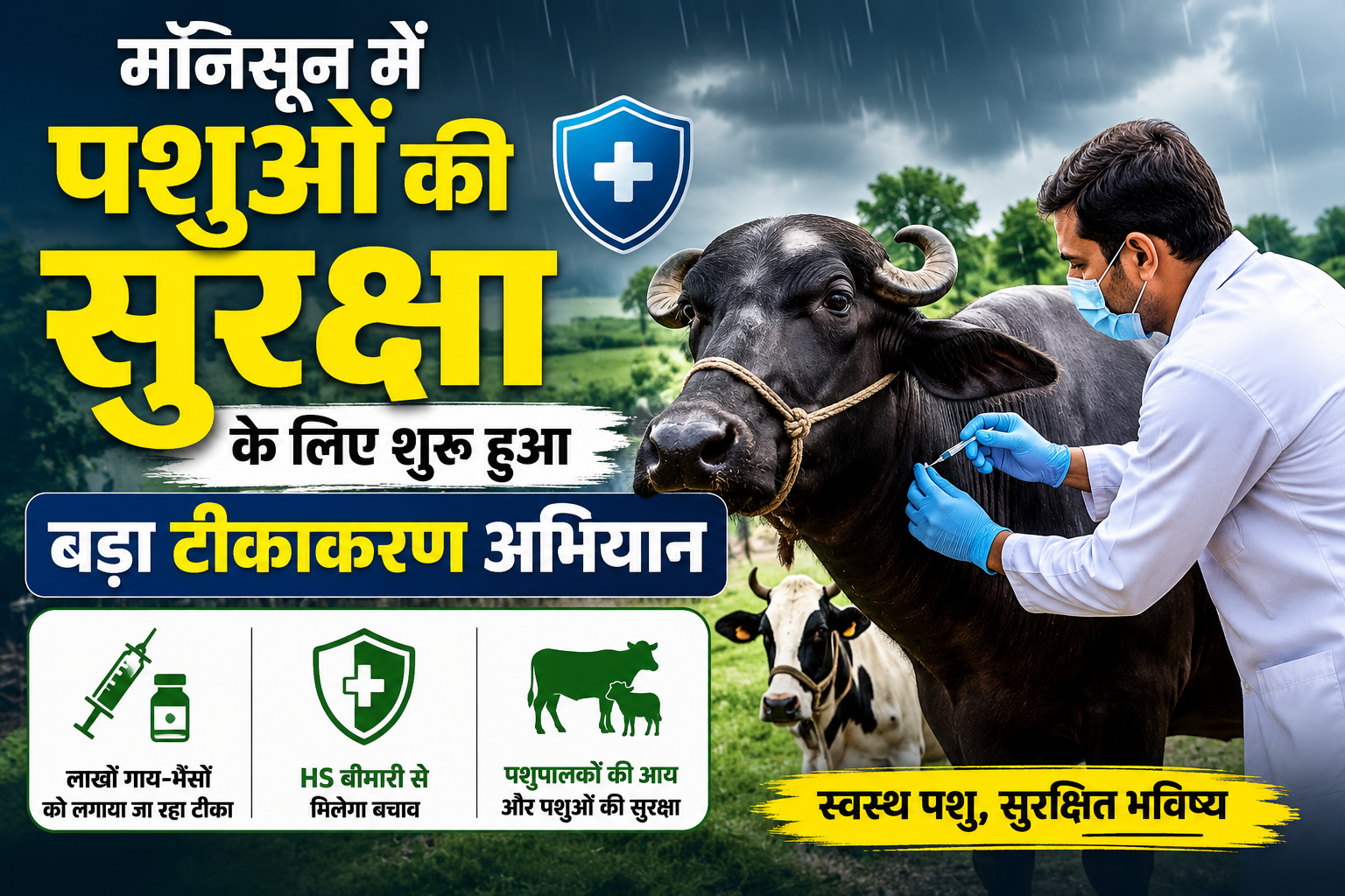 Punjab Tikakaran: मॉनसून में पशुओं की सुरक्षा के लिए शुरू हुआ बड़ा टीकाकरण अभियान