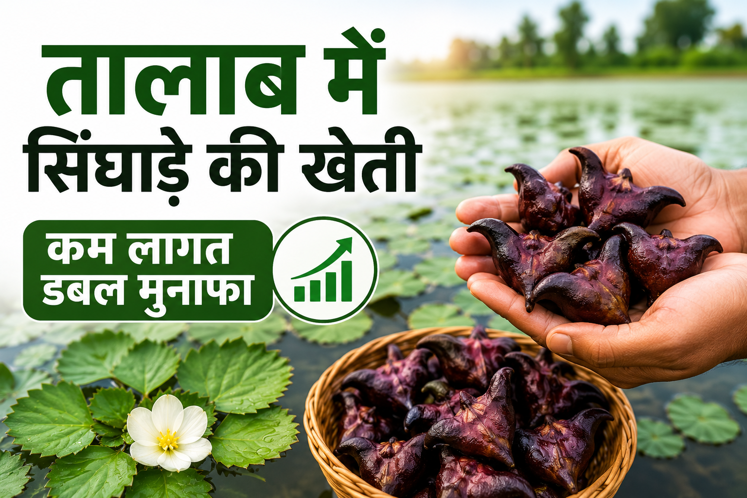 तालाब में सिंघाड़े की खेती कैसे करें? 6 महीने में तैयार होगी फसल Talab Mein Singhare Ki Kheti Kaise Kare