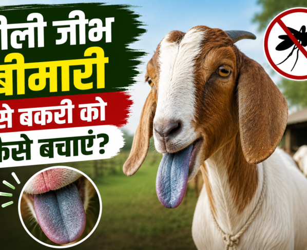 Neeli Jeebh Bimari Se Bakri Ko Kaise Bachayein