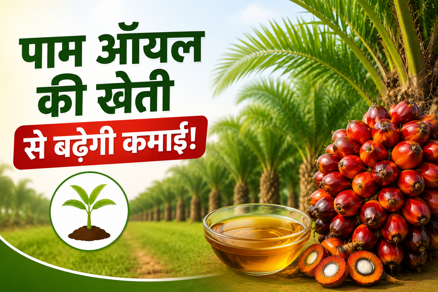 पाम ऑयल की खेती से बढ़ेगी किसानों की कमाई, जानिए क्यों बढ़ रही है इसकी मांग Oil Palm Ki Kheti Kaise Karen?