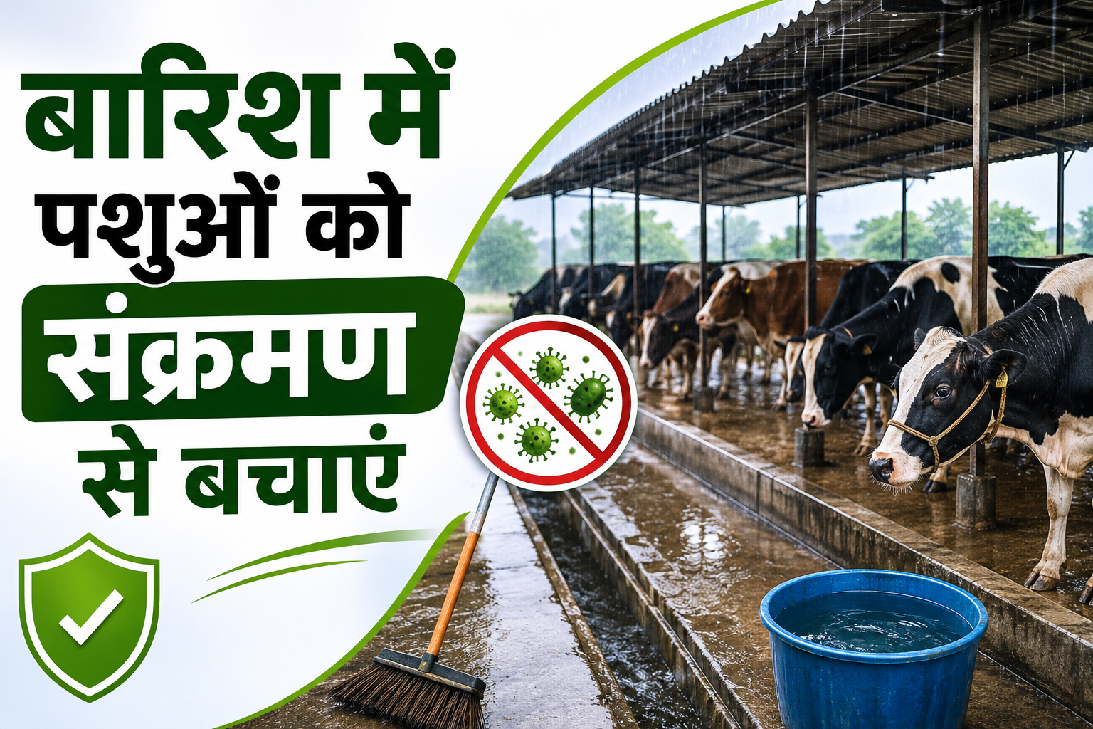 बारिश में पशुओं को संक्रमण से कैसे बचाएं, जानें एनिमल एक्सपर्ट के जरूरी टिप्स Barish Mein Pashuon Ko Sankraman Se Kaise Bachaye
