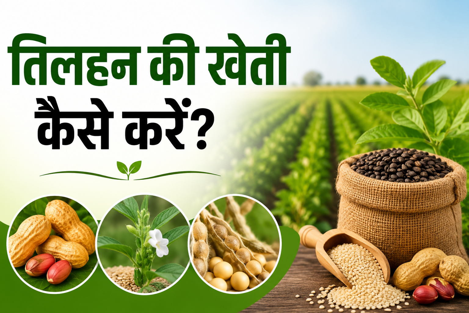 मूंगफली, तिल और सोयाबीन की खेती से जुड़ी पूरी जानकारी Tilhan Ki Kheti Kaise Kare