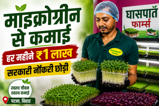 Gulshan Kumar Microgreens Farming Success Story in Patna