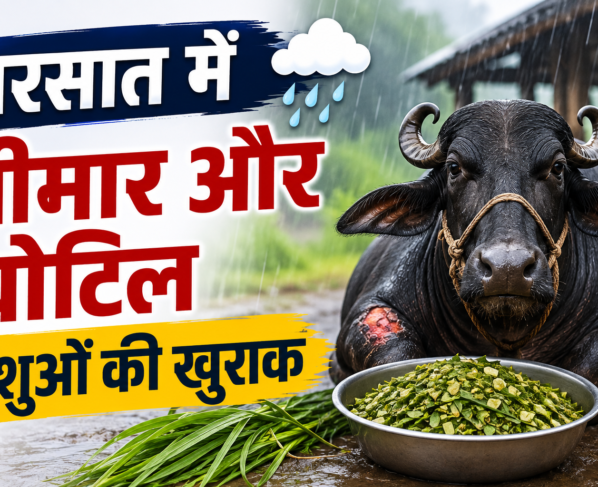 Barsat Mein Beemar Aur Chotil Pashuon Ki Khurak