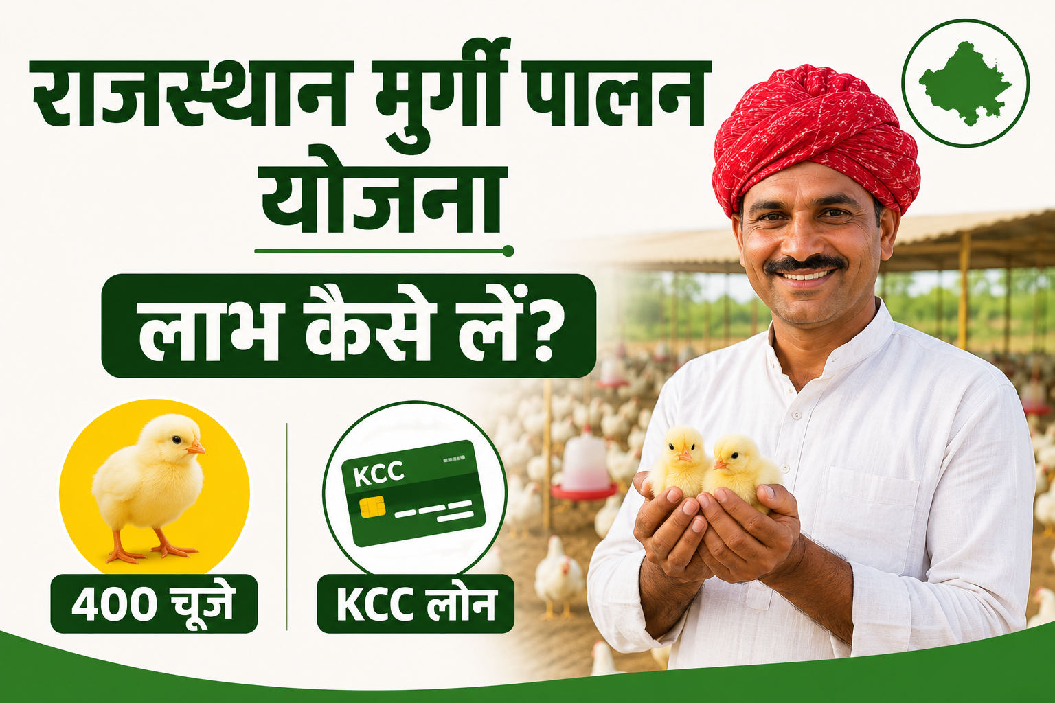 किसान खेती के साथ शुरू करें मुर्गी पालन, सरकार देगी 400 चूजे और KCC से मिलेगा लोन Rajasthan Murgi Palan Yojana Ka Labh Kaise Lein