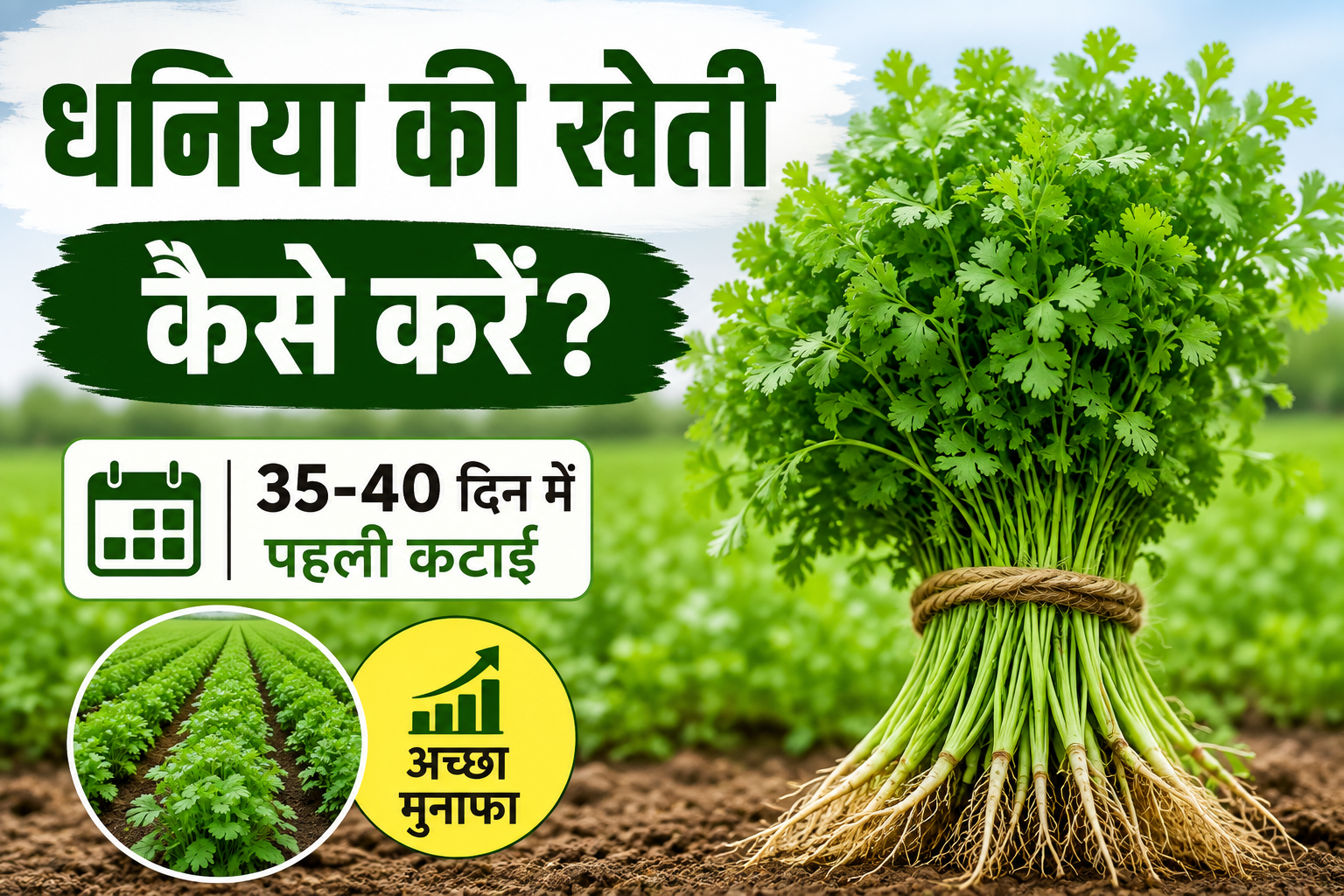 धनिया की खेती कैसे करें? बुवाई से पहले करें ये काम, कम समय में मिलेगी अच्छी कमाई Dhaniya Ki Kheti Kaise Kare