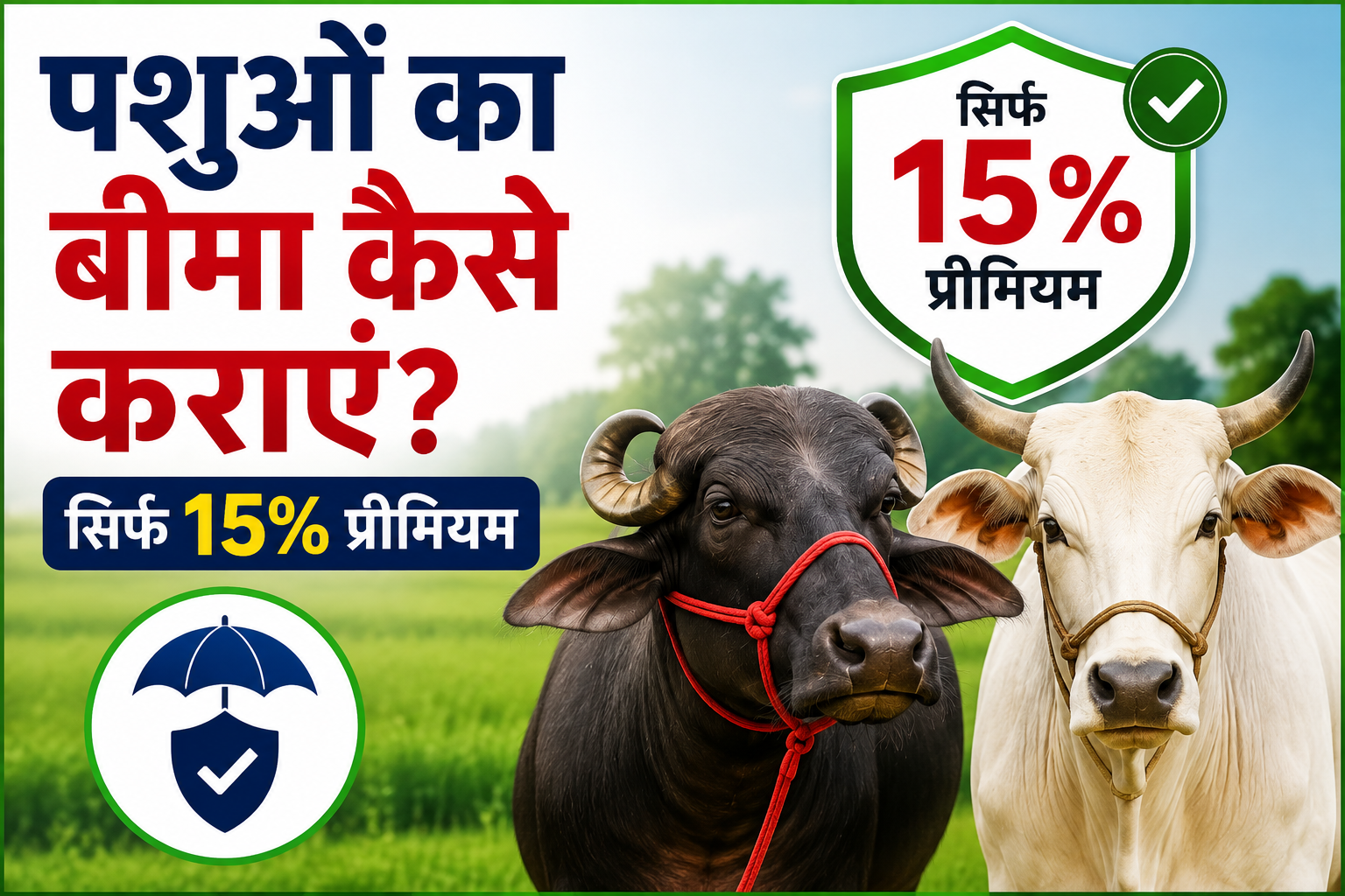 पशु की मौत पर नहीं डूबेगी कमाई! सिर्फ 15% प्रीमियम देकर गाय-भैंस समेत इन पशुओं का कराएं बीमा Pashuon Ka Bima Kaise Karaye