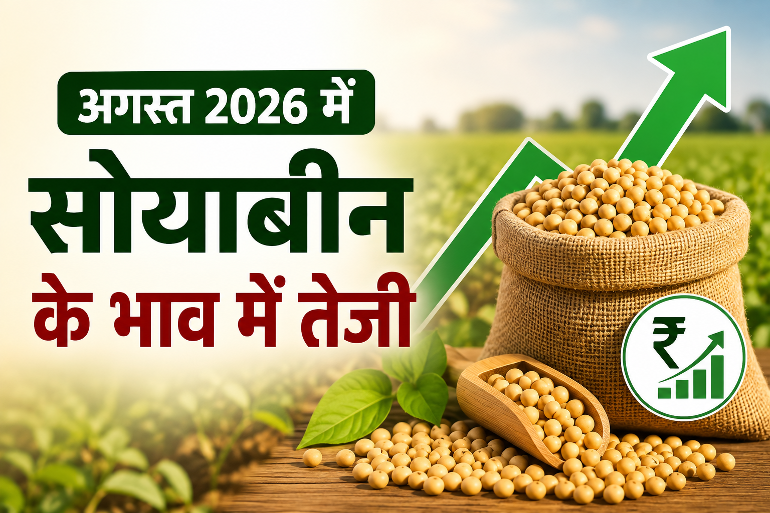 अगस्त 2026 में सोयाबीन के भाव में तेजी, किसानों को मिल रहे बेहतर दाम Soyabean Ke Bhav August 2026