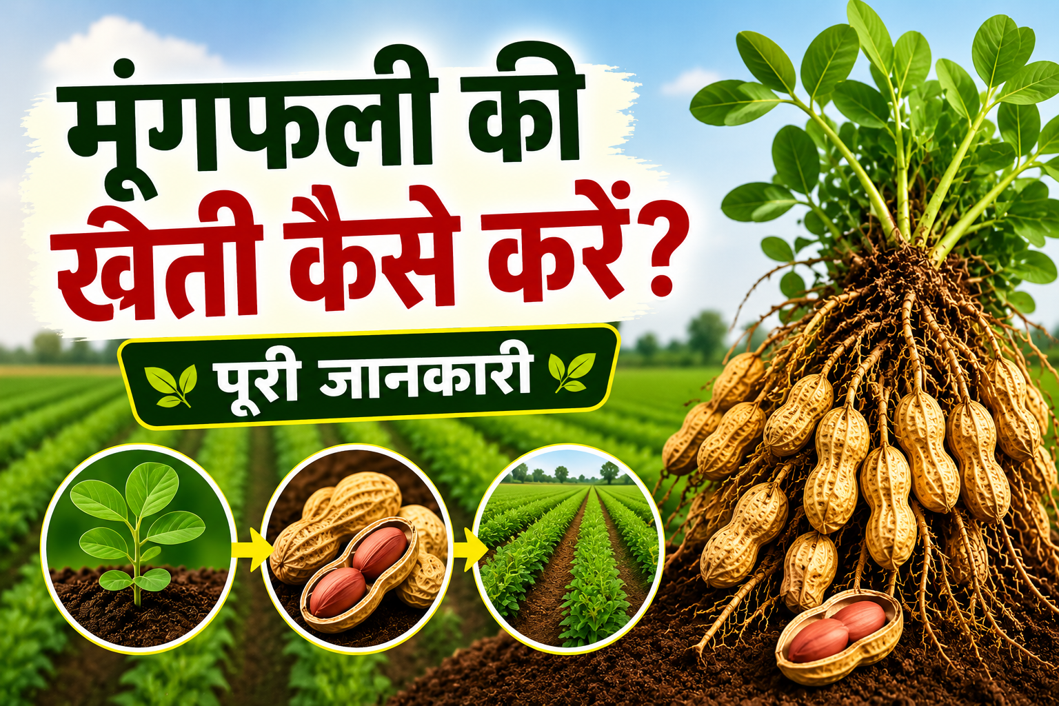 मूंगफली की खेती कैसे करें? कम लागत में अधिक उत्पादन और बेहतर कमाई की पूरी जानकारी Mugfali Ki Kheti Kese Kre