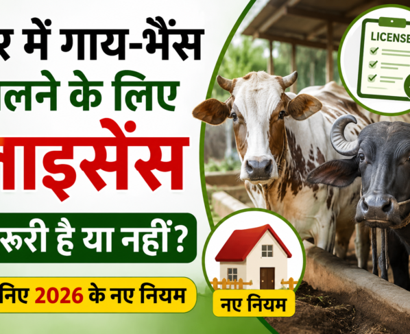 Ghar Mein Gaay-Bhains Palne Ke Liye License Zaruri Hai Ya Nahi?