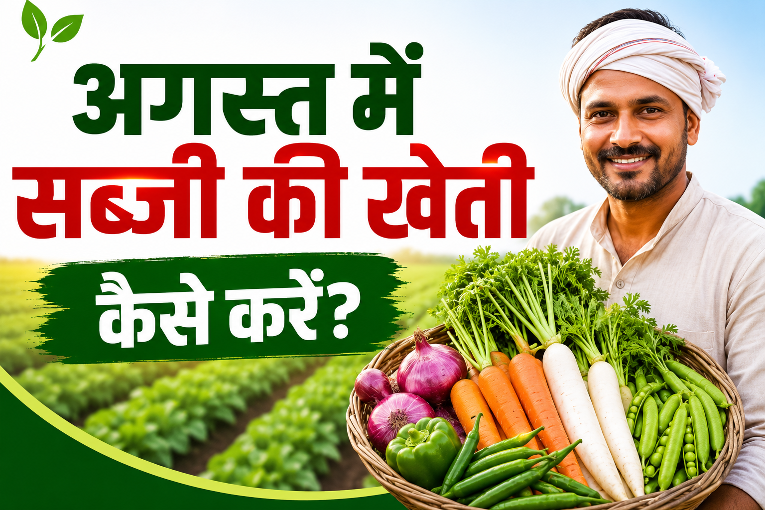 अगस्त में इन 6 सब्जियों की खेती से प्रति एकड़ 2 लाख रुपये तक की कमाई August Me Sabzi Ki Kheti Kaise Kare?