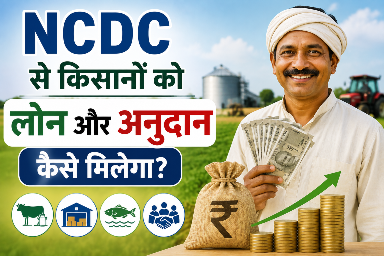 किसानों को डेयरी परियोजनाओं में कैसे मिलेगा फायदा? जानें पूरी जानकारी NCDC Se Kisanon Ko Loan Aur Anudan Kaise Milega?