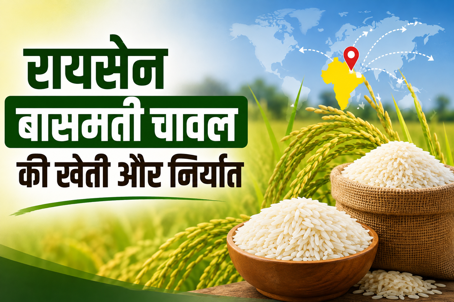 रायसेन का बासमती चावल 47 देशों तक कैसे पहुंचा ,जानिए रायसेन में बासमती चावल की खेती क्यों खास है? Raisen Basmati Chawal Ki Kheti Aur Niryat Kaise Kare