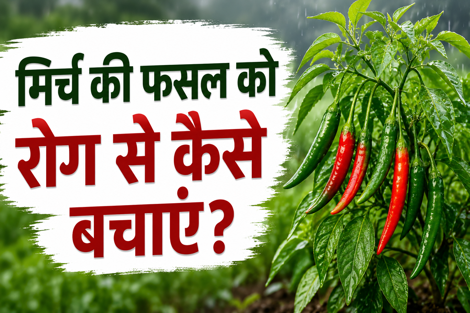 बरसात में मिर्च की फसल को रोग से कैसे बचाएं? जानिए गुच्छा रोग से बचाव के आसान उपाय Mirch Ki Fasal Ko Rog Se Kaise Bachayen