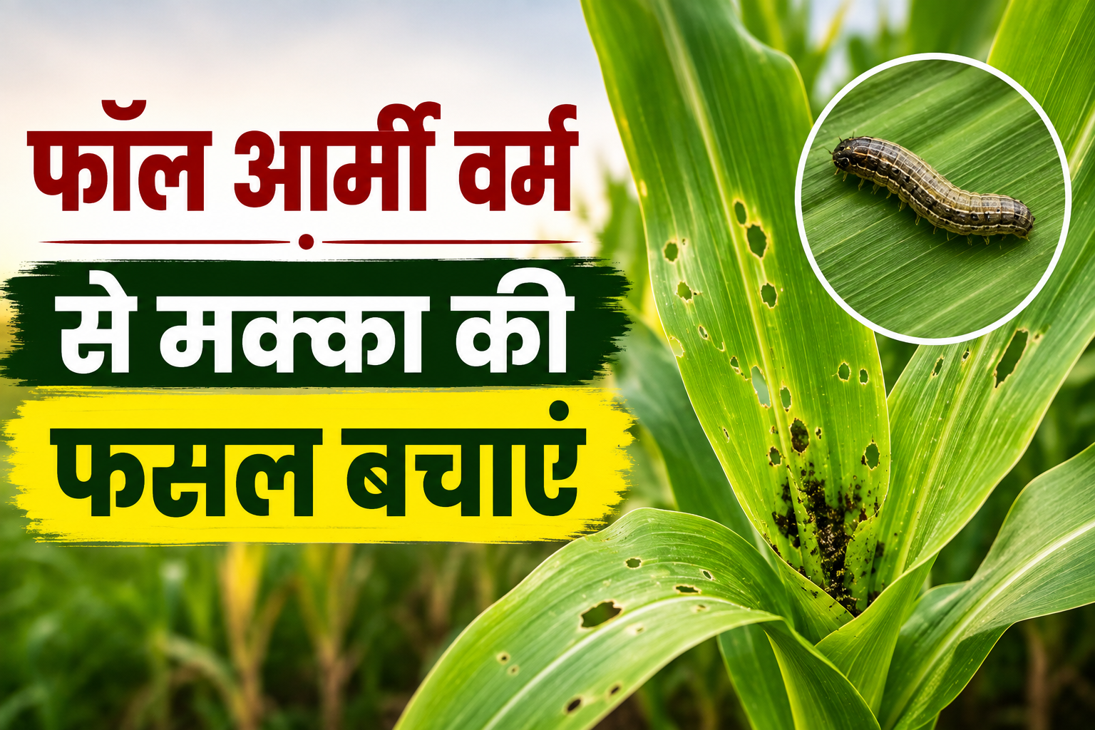 धान छोड़ मक्का बोया है? फॉल आर्मी वर्म से ऐसे बचाएं पूरी फसल Fall Army Worm Se Makka Ki Fasal Bachane Ke Upay