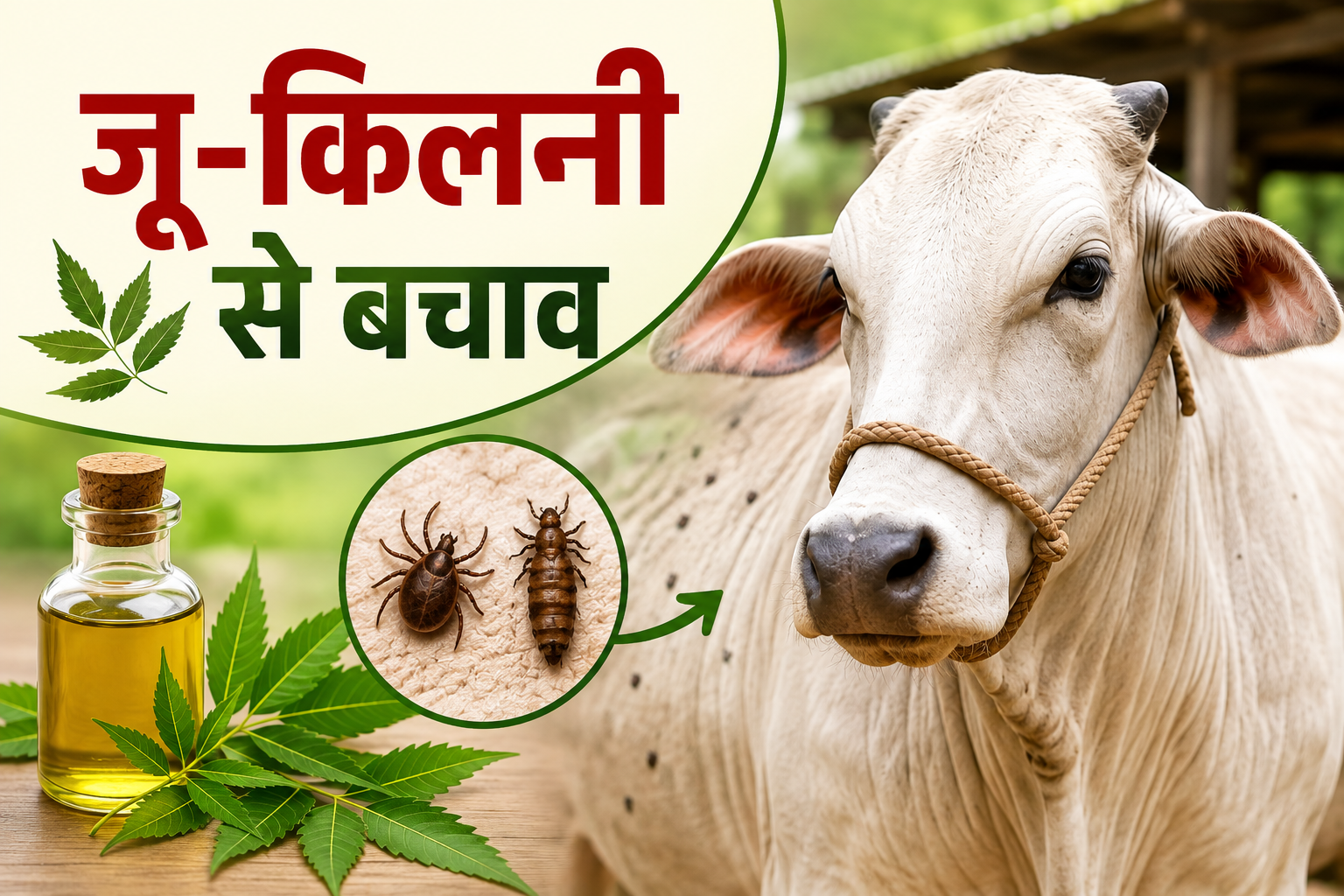 पशुओं में जू और किलनी की समस्या से हैं परेशान? जानें एक्सपर्ट की सलाह  Pashuon Me Ju Aur Kilni Ka Gharelu Upay