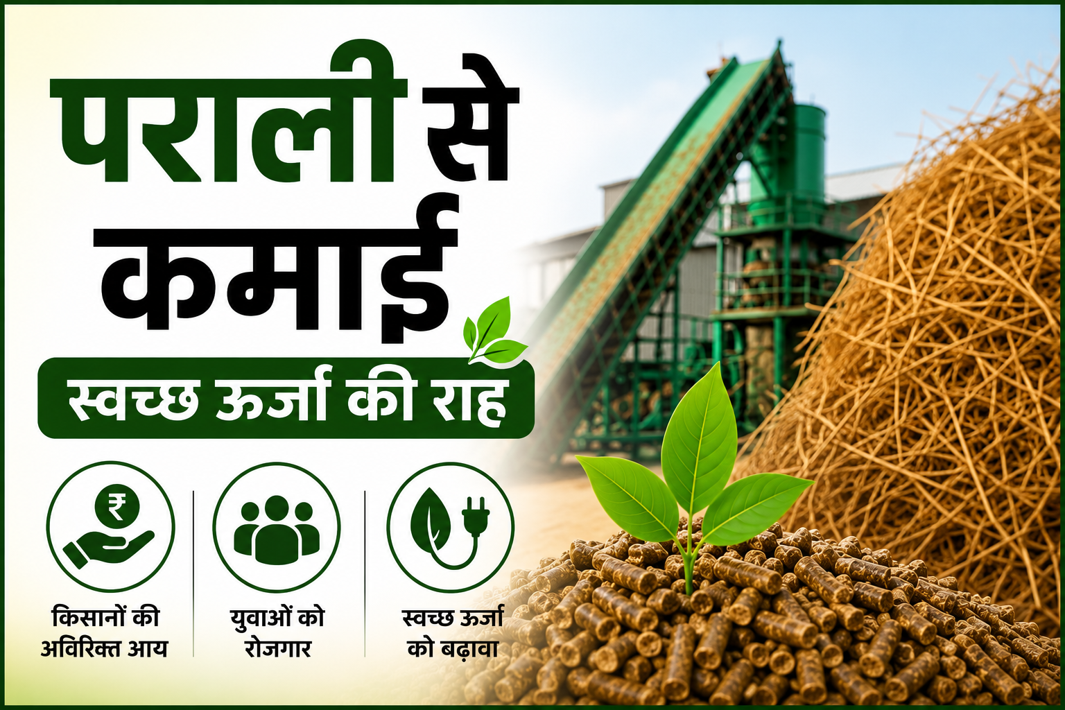 MP के युवा ने कृषि कचरे से बनाया कारोबार, पराली से बना कमाई और स्वच्छ ऊर्जा का जरिया Parali Se Kamai Success Story of Sohil Mansuri in MP