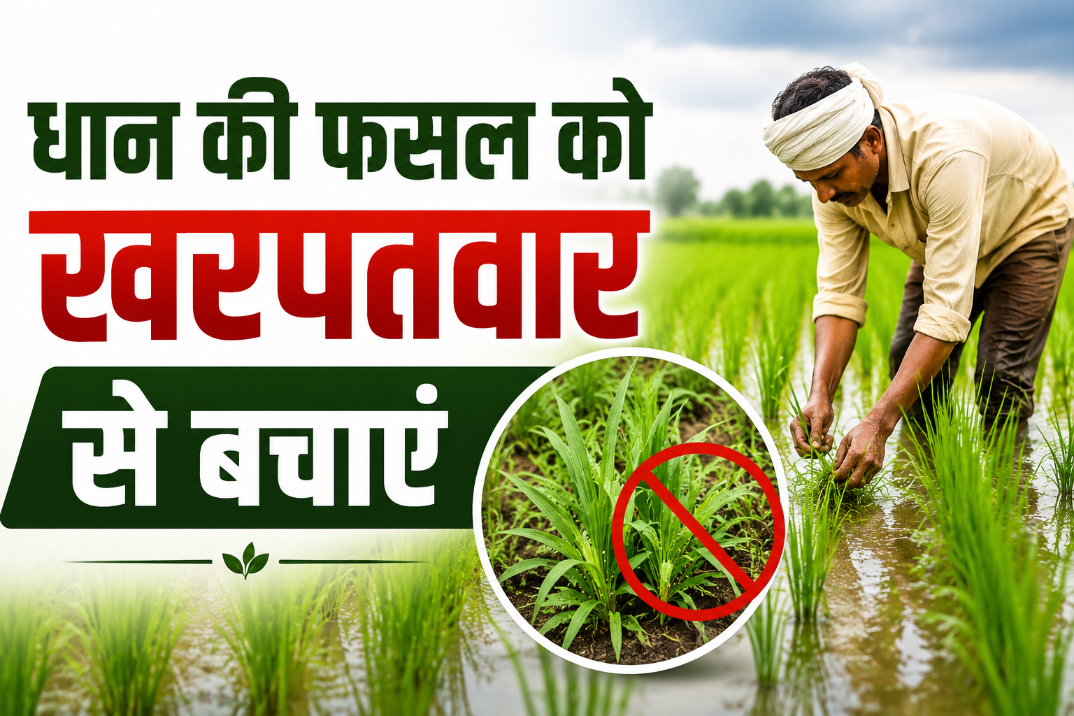 कम बारिश में धान की फसल को खरपतवार से बचाने के आसान उपाय Dhaan Ki Fasal Ko Kharpatwar Se Bachayein