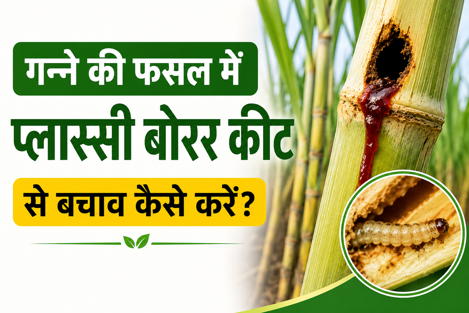 गन्ने की फसल में प्लास्सी बोरर कीट से बचाव कैसे करें? जानिए असरदार उपाय Ganne Ki Fasal Mein Plassey Borer Keet Se Bachav Kaise Karein