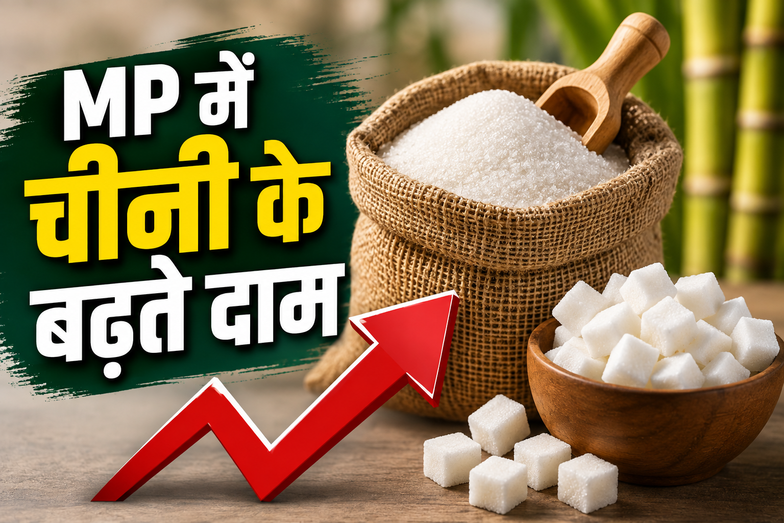 20 दिन में ₹20 बढ़े दाम, त्योहारों से पहले ₹70 के पार जाने की आशंका MP Mein Cheeni Ke Daam Badhne Ki Wajah