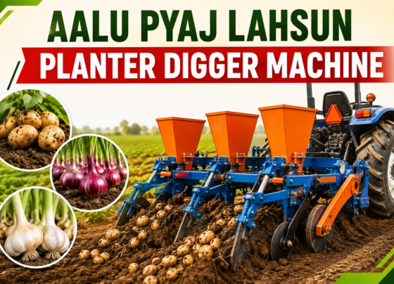 Aalu Pyaj Lahsun Ki Kheti Ke Liye Planter Digger Machine