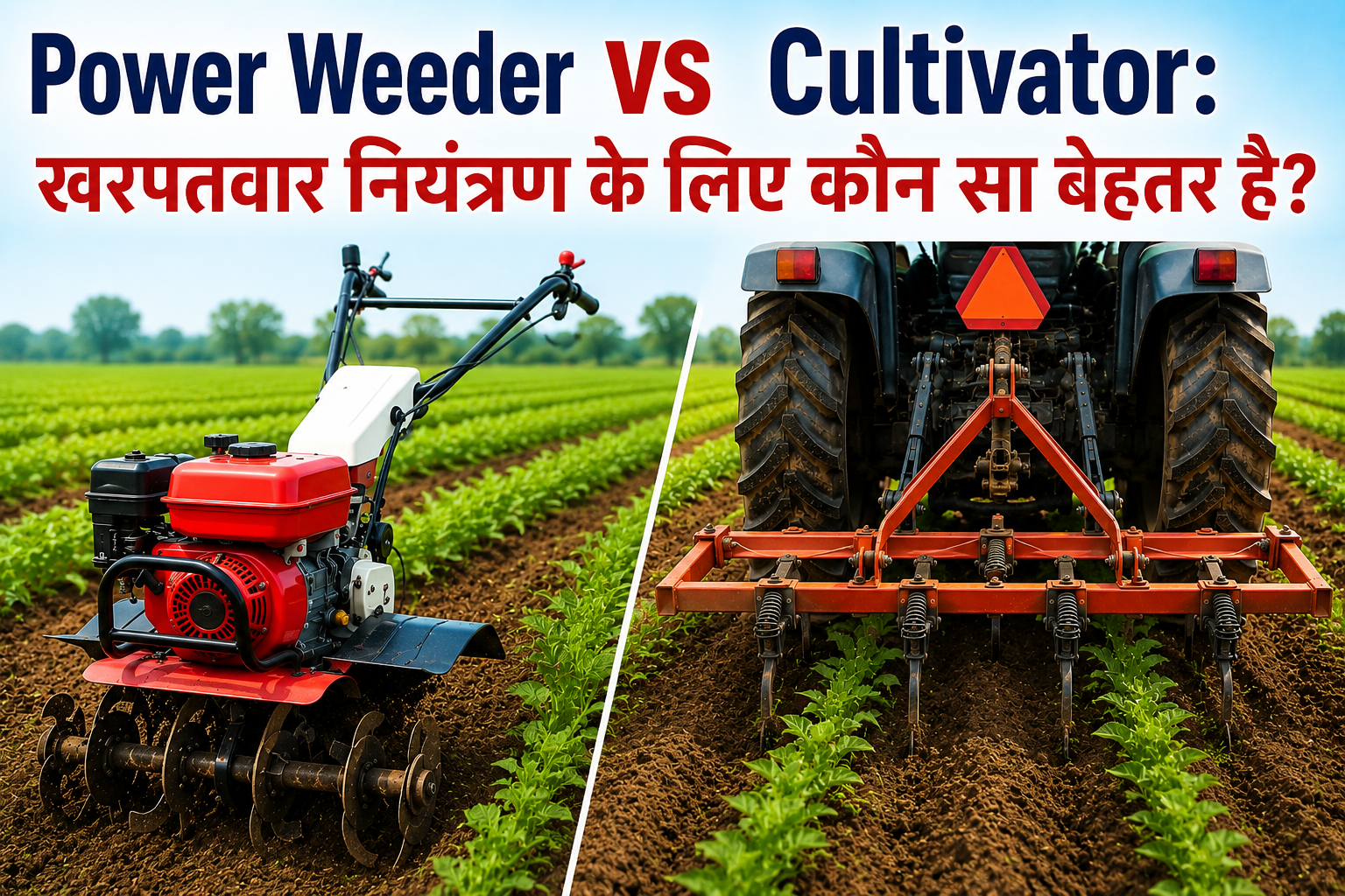 Power Weeder vs Cultivator: खरपतवार नियंत्रण के लिए कौन सा बेहतर है?