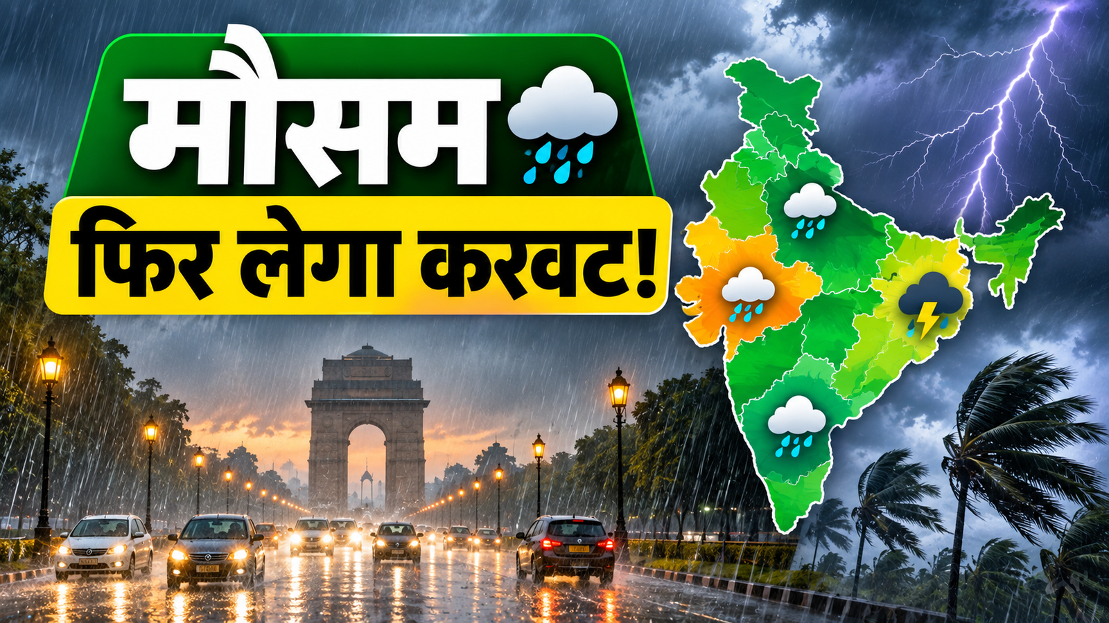 Weather Update Today: मौसम फिर लेगा करवट, दिल्ली-NCR से ओडिशा तक बारिश और आंधी का अलर्ट