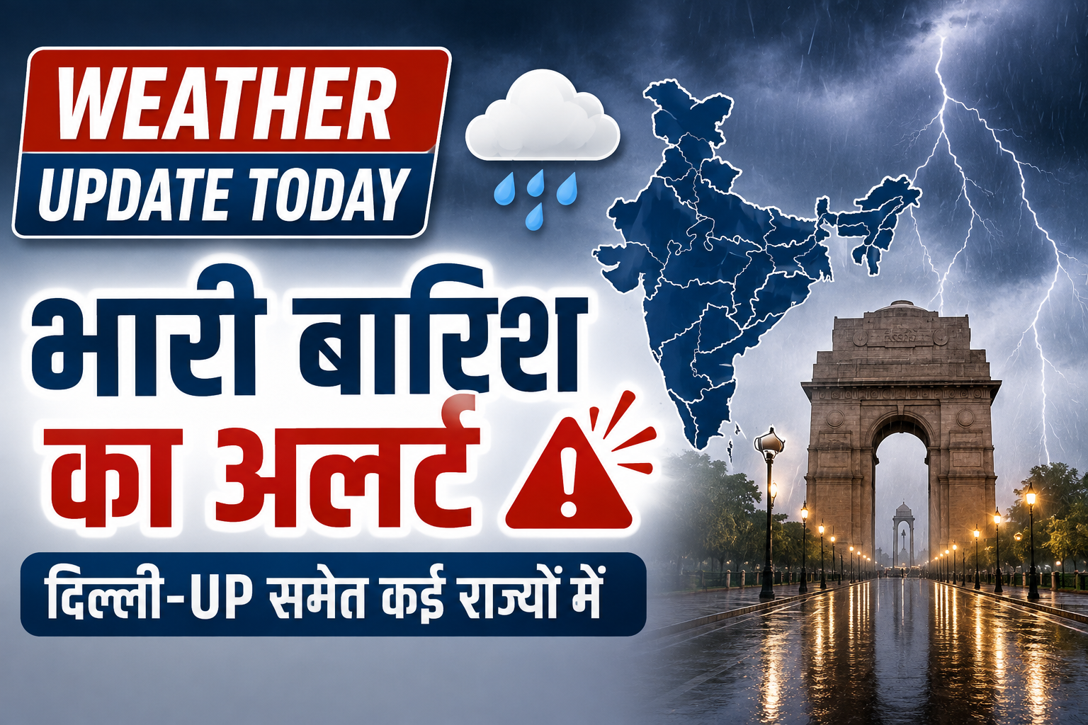 Weather Update Today: देशभर में फिर सक्रिय हुआ मॉनसून, दिल्ली-UP समेत इन राज्यों में भारी बारिश का अलर्ट