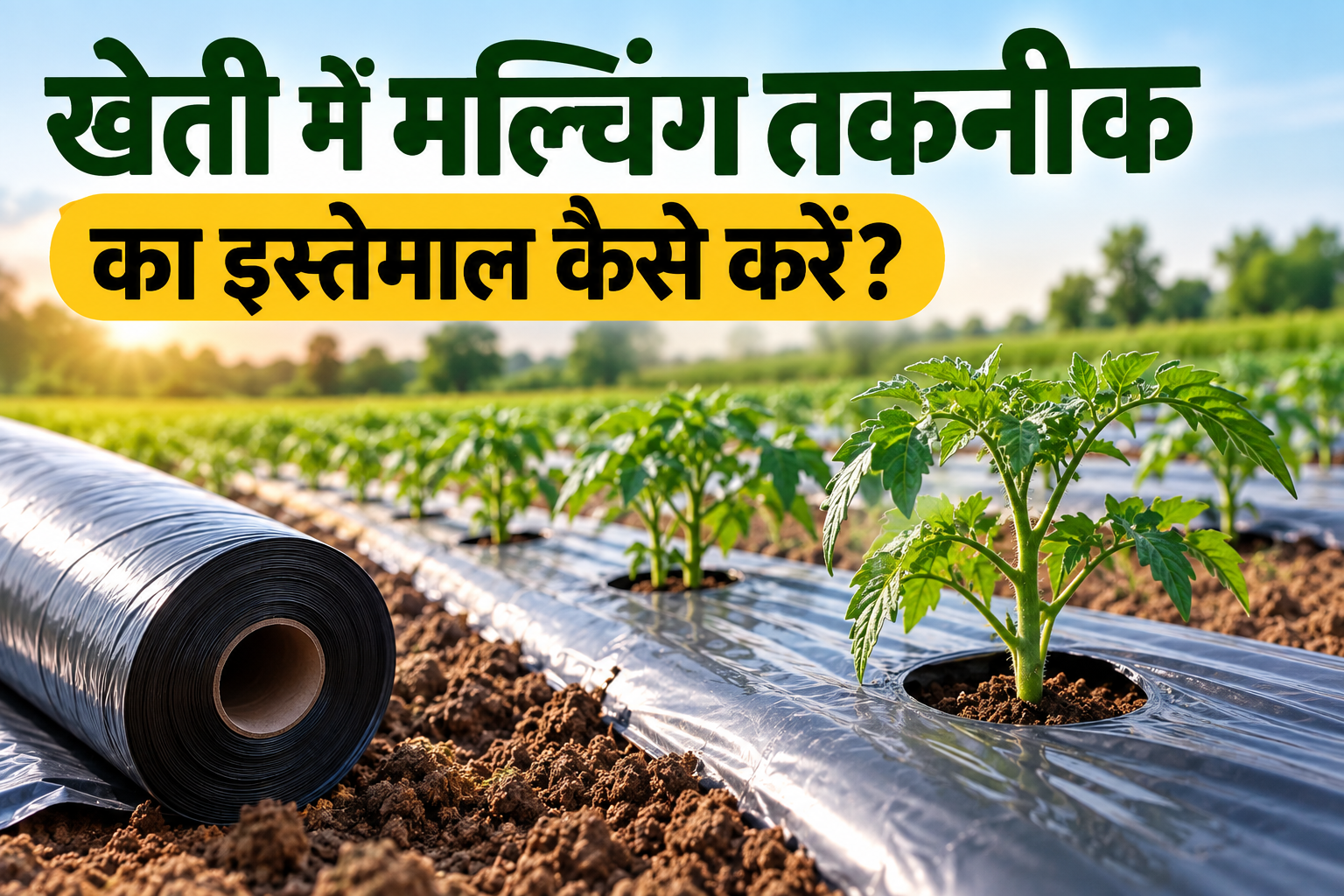 खेती में खर्च घटाएगी मल्चिंग तकनीक, पानी की 50% तक बचत, खरपतवार से भी मिलेगी राहत  Kheti Mein Mulching Takneek Ka Istemal Kaise Karein