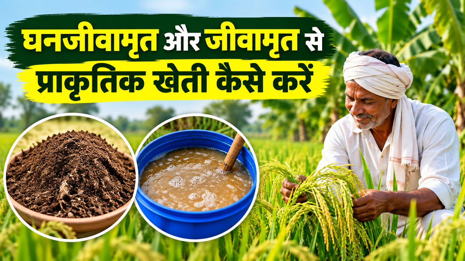घनजीवामृत और जीवामृत से प्राकृतिक खेती कैसे करें, जानें खेत की तैयारी से फसल प्रबंधन तक पूरी जानकारी  Ghanjeevamrit Aur Jeevamrit Se Prakritik Kheti Kaise Kare
