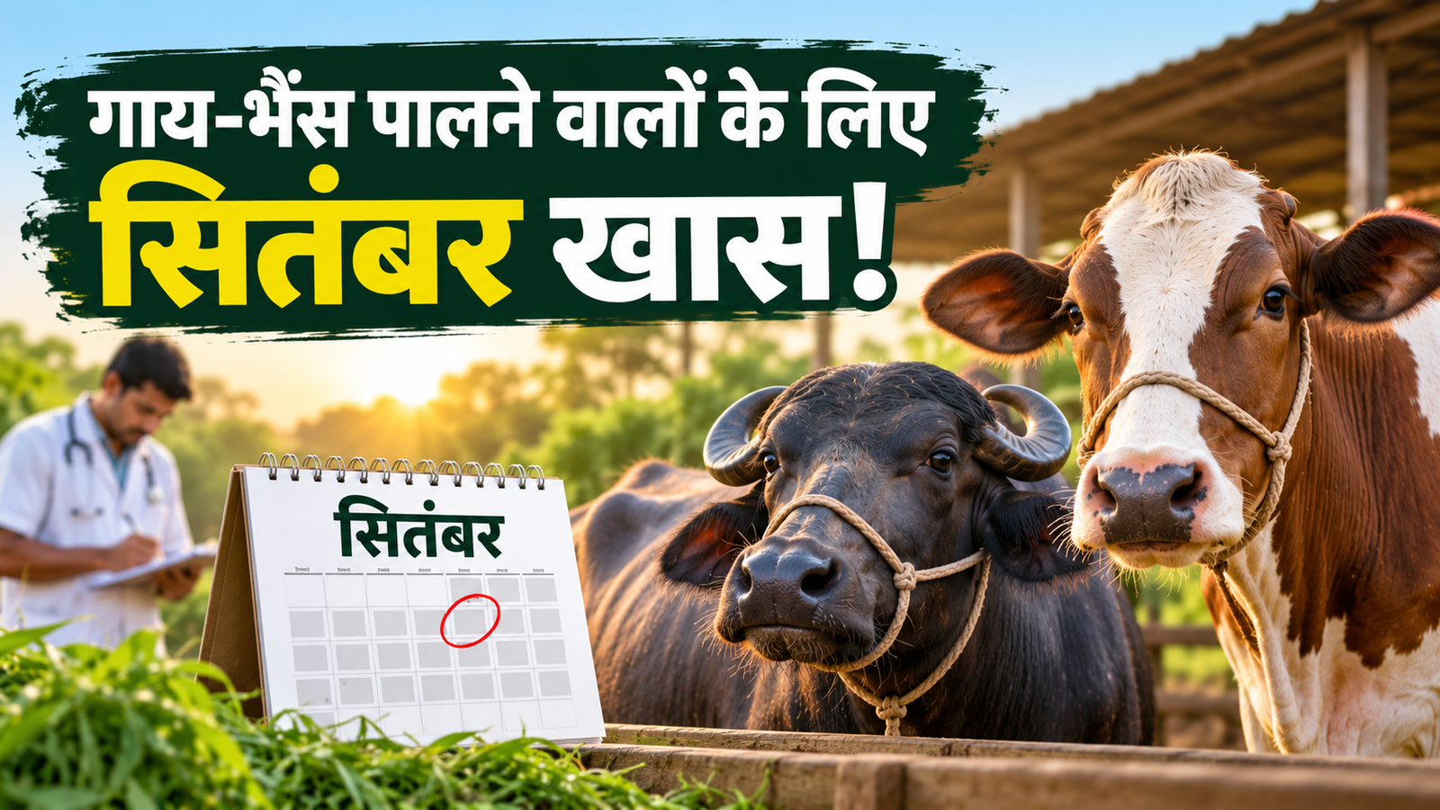 गाय-भैंस पालने वालों के लिए सितंबर खास, जानें गर्भाधान का सही समय Gai Bhains Ka Garbhadhan Kab Kare