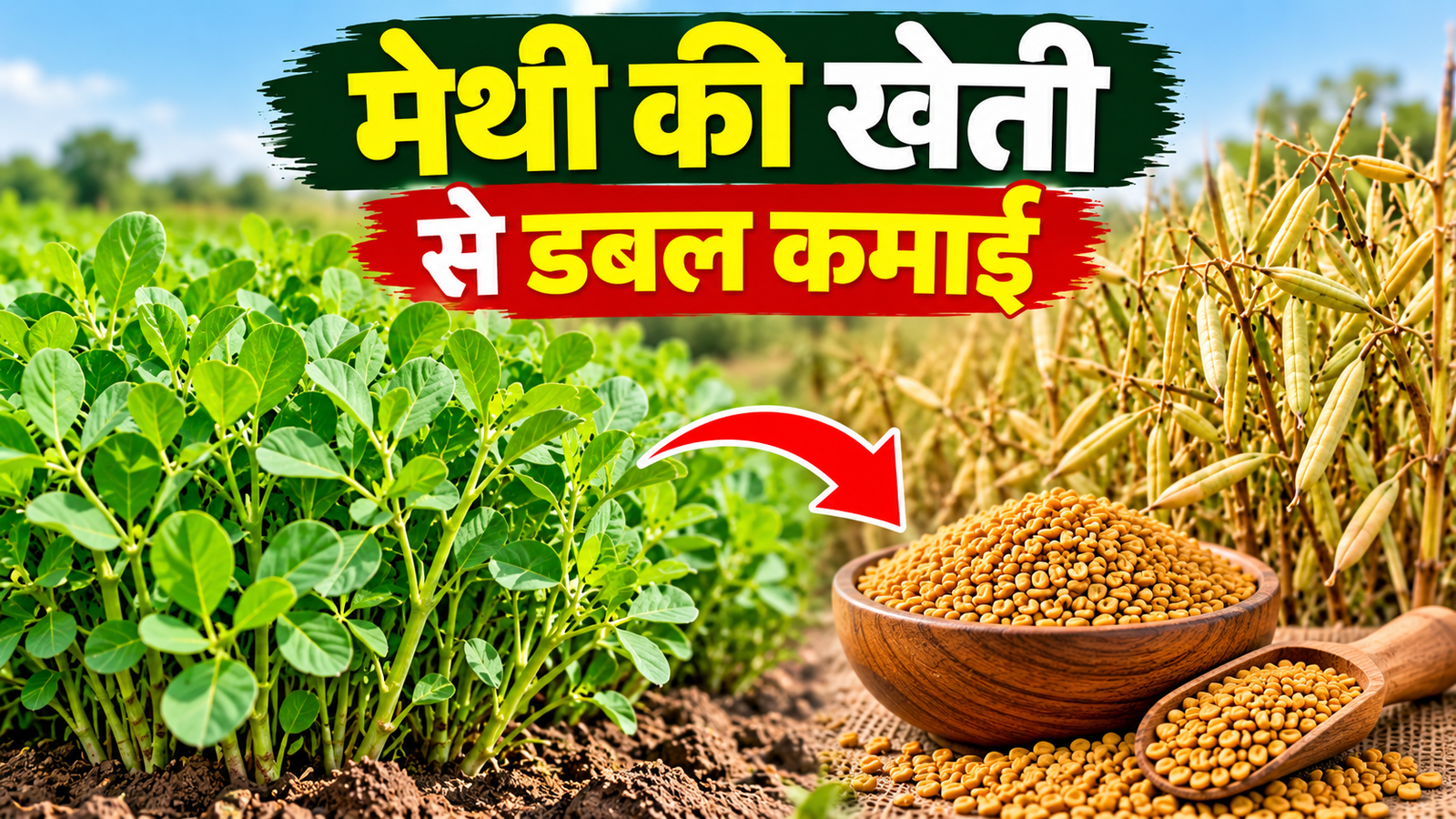 Methi Ki Kheti: मेथी की खेती से डबल कमाई का मौका, पहले बेचें साग फिर बीज से कमाएं