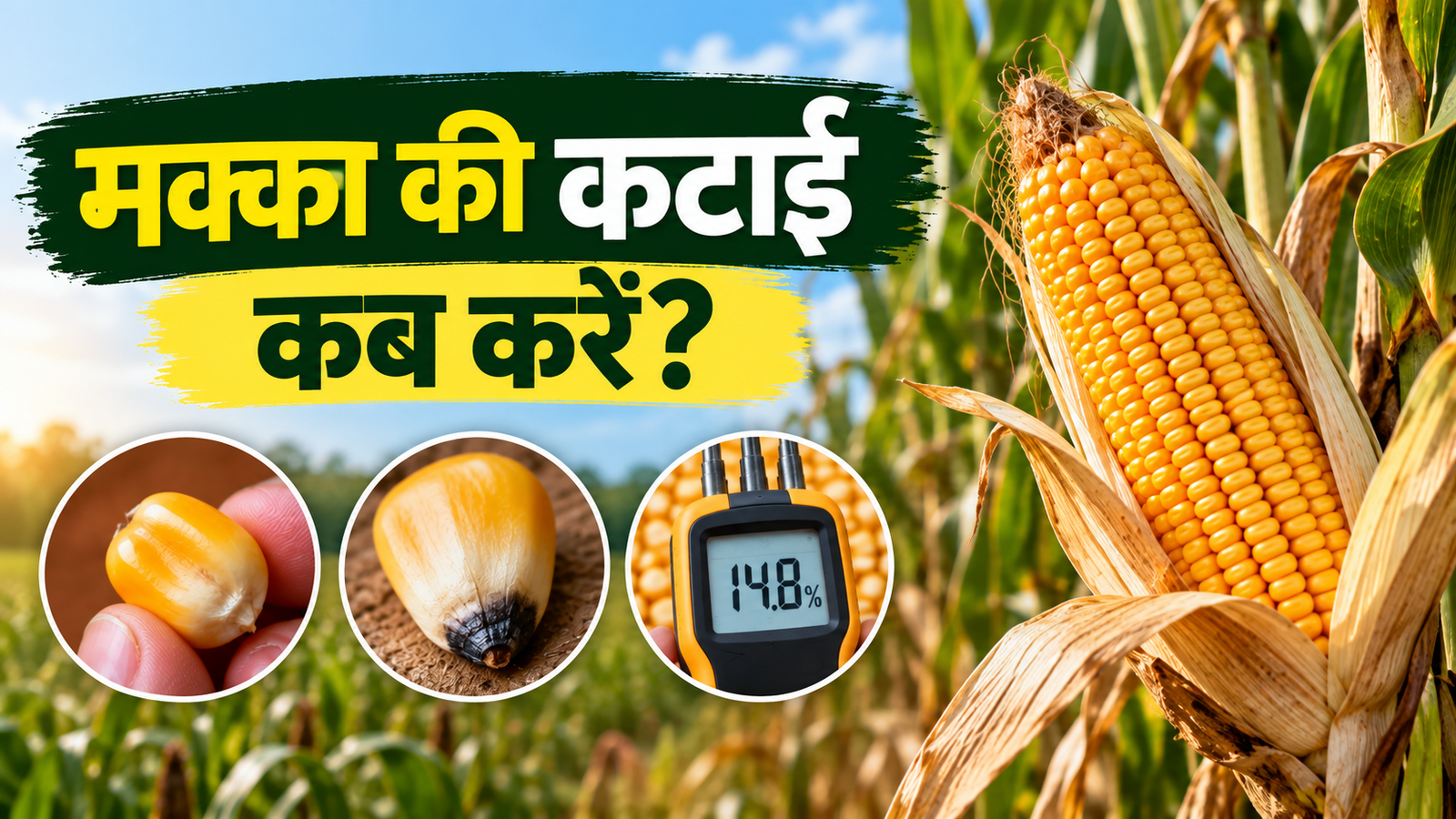 मक्का की कटाई में न करें जल्दबाजी, भुट्टे में ये 3 संकेत दिखें तो समझें फसल तैयार Makka Ki Katai Kab Kare