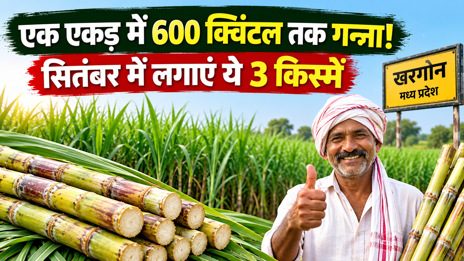 एक एकड़ में 600 क्विंटल तक गन्ना! सितंबर में लगाएं ये 3 किस्में, ऐसे बढ़ाएं कमाई September Me Ganna Ki Kheti Kaise Kare