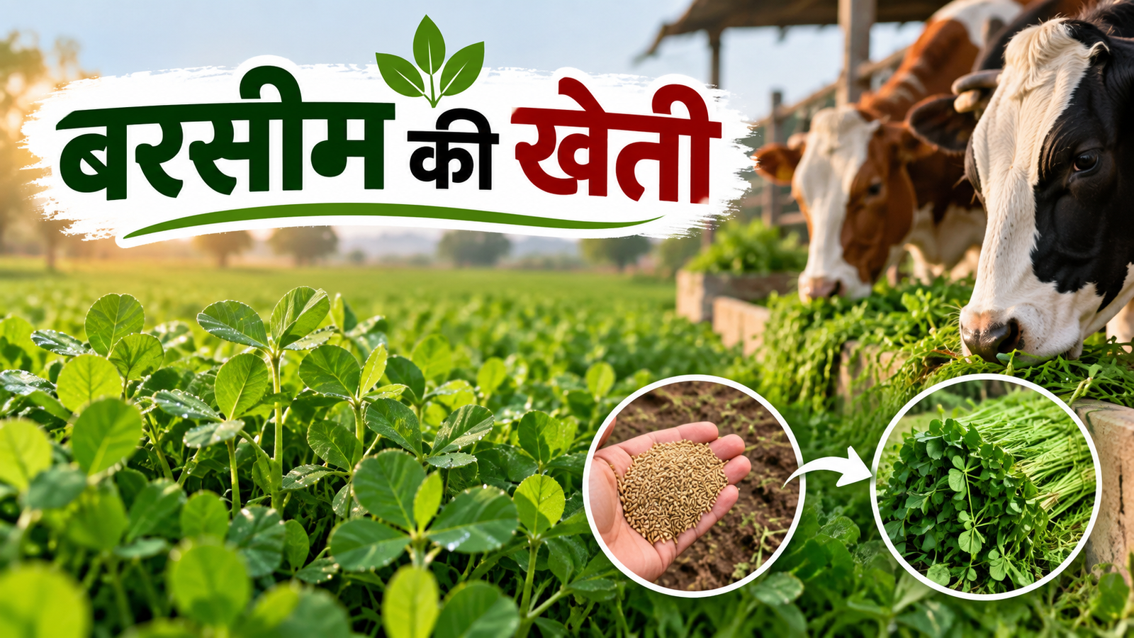 बरसीम की खेती, कम लागत में लगातार हरा चारा पाने का आसान तरीका  Barseem Ki Kheti Kaise Karein