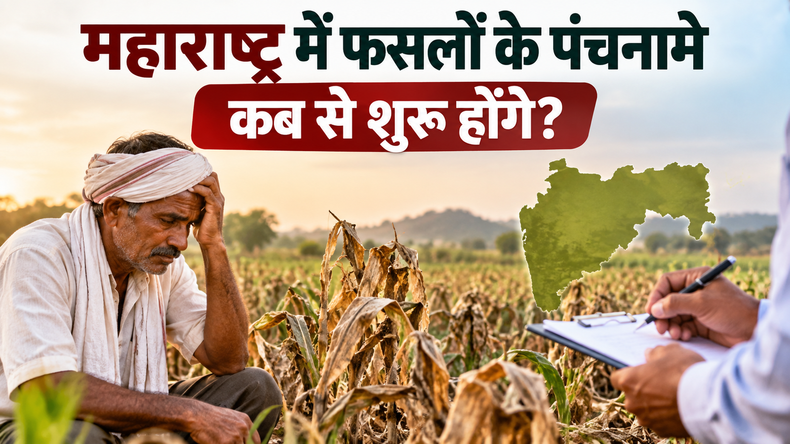 महाराष्ट्र में शुरू होंगे फसलों के पंचनामे, मक्का-कपास को सबसे ज्यादा नुकसान Maharashtra Mein Faslon Ke Panchnama Kab Se Shuru Honge