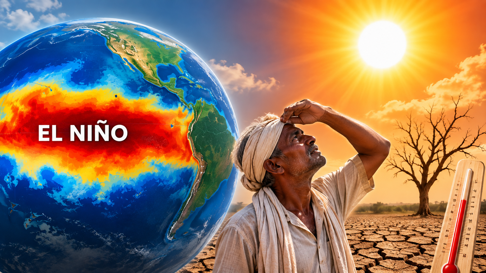 2027 में बढ़ेगी गर्मी, सूखा और बाढ़ का खतरा ! UN ने दी बड़ी चेतावनी El Nino Ka 2027 Mein Asar