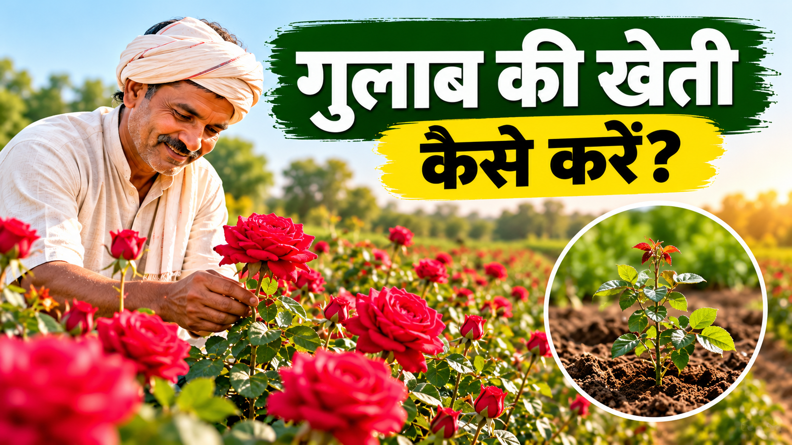 किसान छोटी जमीन से शुरू करें गुलाब की खेती, बढ़ाएं अतिरिक्त आमदनी Gulab Ki Kheti Kaise Kare?