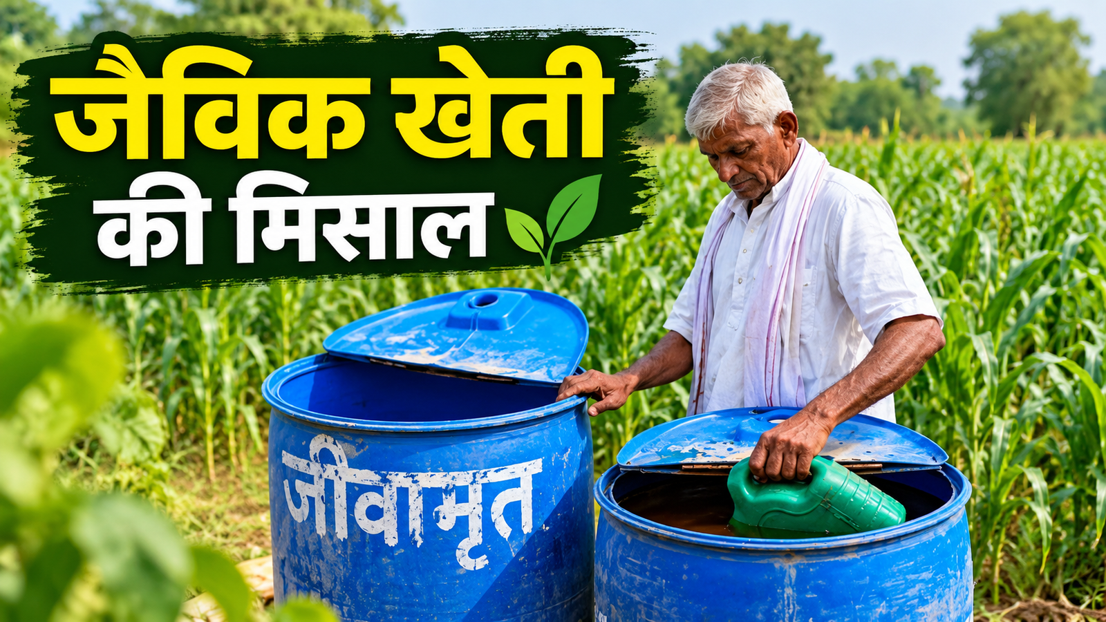 रासायनिक खेती छोड़ जैविक खेती से सालाना 4 लाख रुपये कमा रहे किसान  Nathuram Organic Farming Success Story