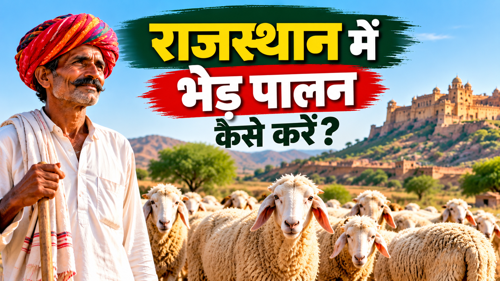 राजस्थान में भेड़ पालन के लिए सही नस्ल, चारा और प्रबंधन से बढ़ाएं कमाई Rajasthan Mein Bhed Palan Kaise Karein?