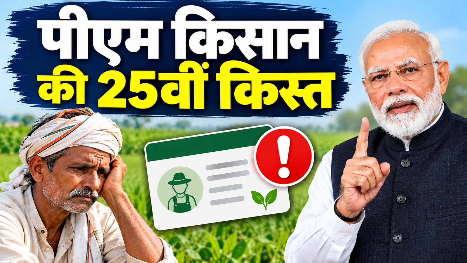 PM Kisan की 25वीं किस्त पर बड़ा अपडेट, 43 हजार किसानों की बढ़ी चिंता  PM Kisan Ki 25vi Kist