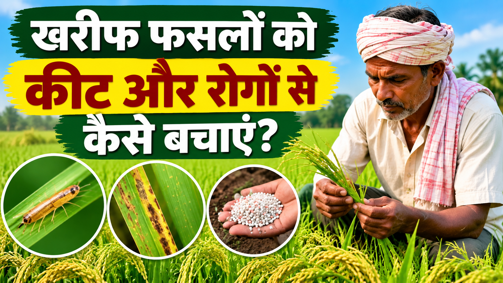 खरीफ फसलों को कीट और रोगों से बचाने के आसान तरीके Kharif Fasal Ko Keet Rog Se Kaise Bachaye