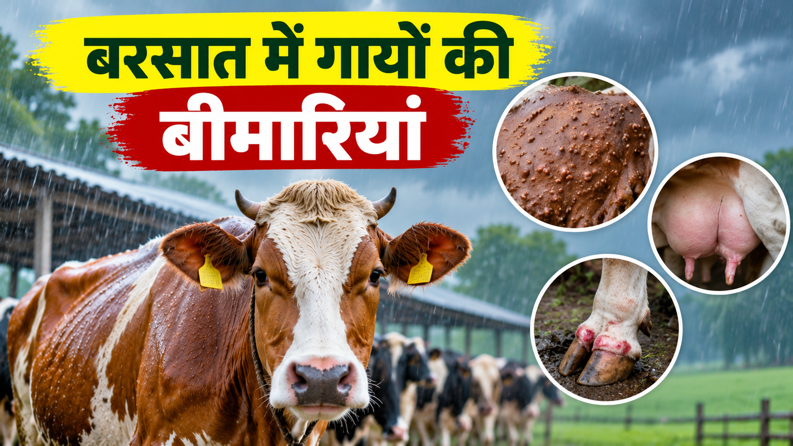 लंपी ही नहीं, गायों को ये 8 बीमारियां भी कर सकती हैं परेशान, रहें अलर्ट Barish Mein Gaiyon Ko Kaun Kaun Si Bimari Hoti Hai