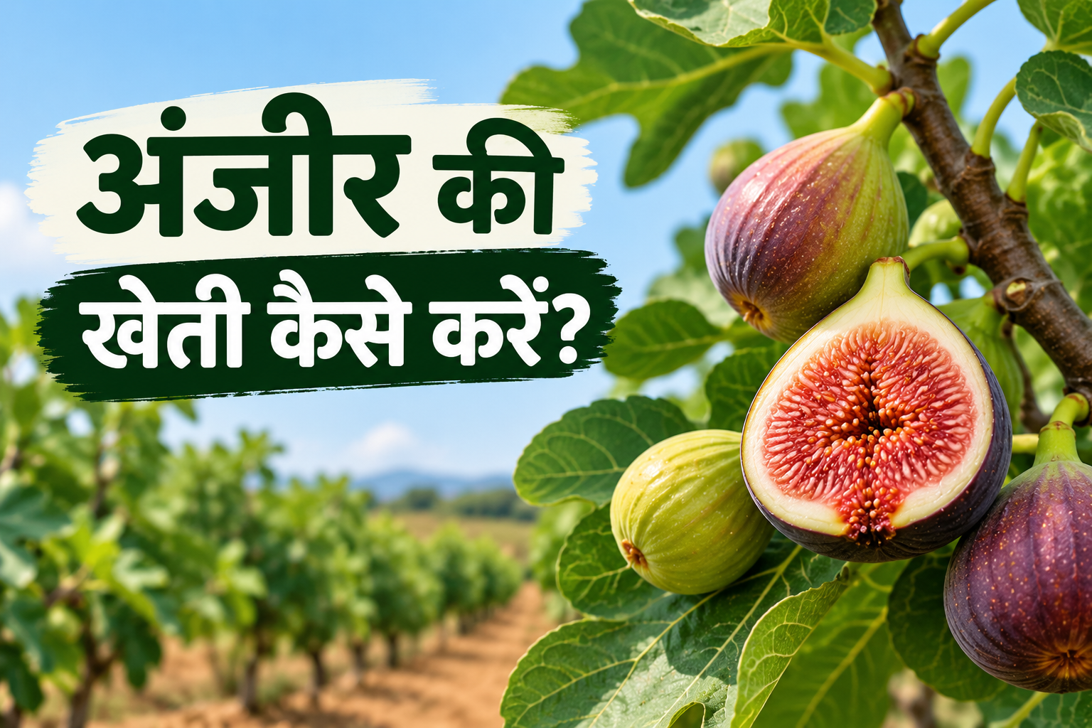 अंजीर की खेती कैसे करें? जानिए मिट्टी, जलवायु, पौध रोपण, सिंचाई और कमाई की पूरी जानकारी, Anjir Ki Kheti Kaise Karein