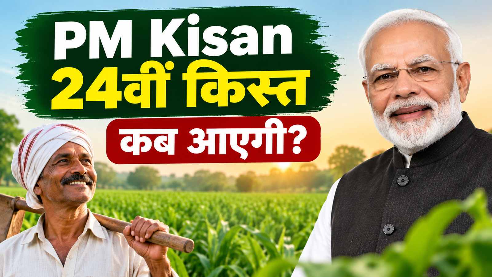 PM Kisan 24वीं किस्त! किसानों को मिलेंगे 2,000 रुपये, e-KYC पहले जरूर करें  PM Kisan 24vi Kist Kab Aayegi?