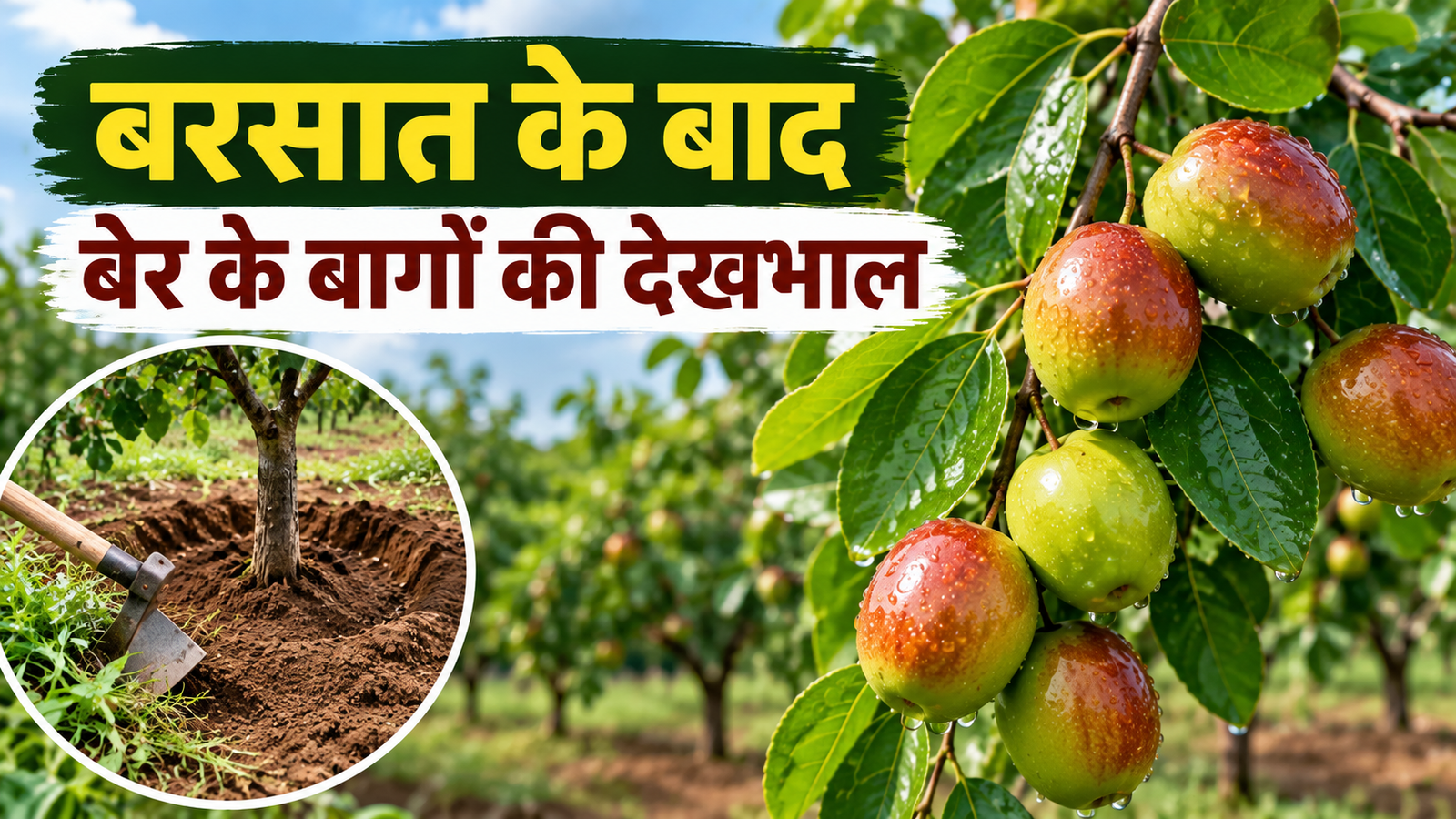 बेर के बागों में डालें यह खास रसायन, बीमारियां रहेंगी दूर और बढ़ेगा फल का आकार Ber Ke Bagon Ki Dekhbhal Kaise Karein