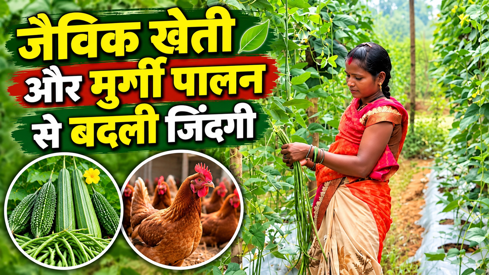 जैविक खेती और मुर्गी पालन से रेखा साहू ने बदली जिंदगी, हर हफ्ते कमा रहीं हजारों रुपये Rekha Sahu Farming Success Story in Bastar