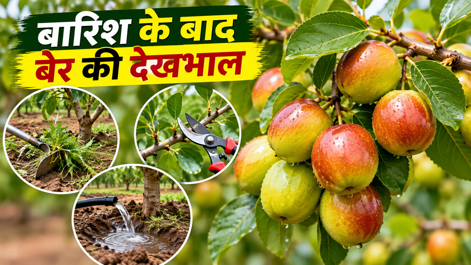 बरसात खत्म होने के बाद बेर के बाग में अभी करें ये जरूरी काम, मिलेगा बेहतर उत्पादन Barish Ke Baad Ber Ki Dekhbhal