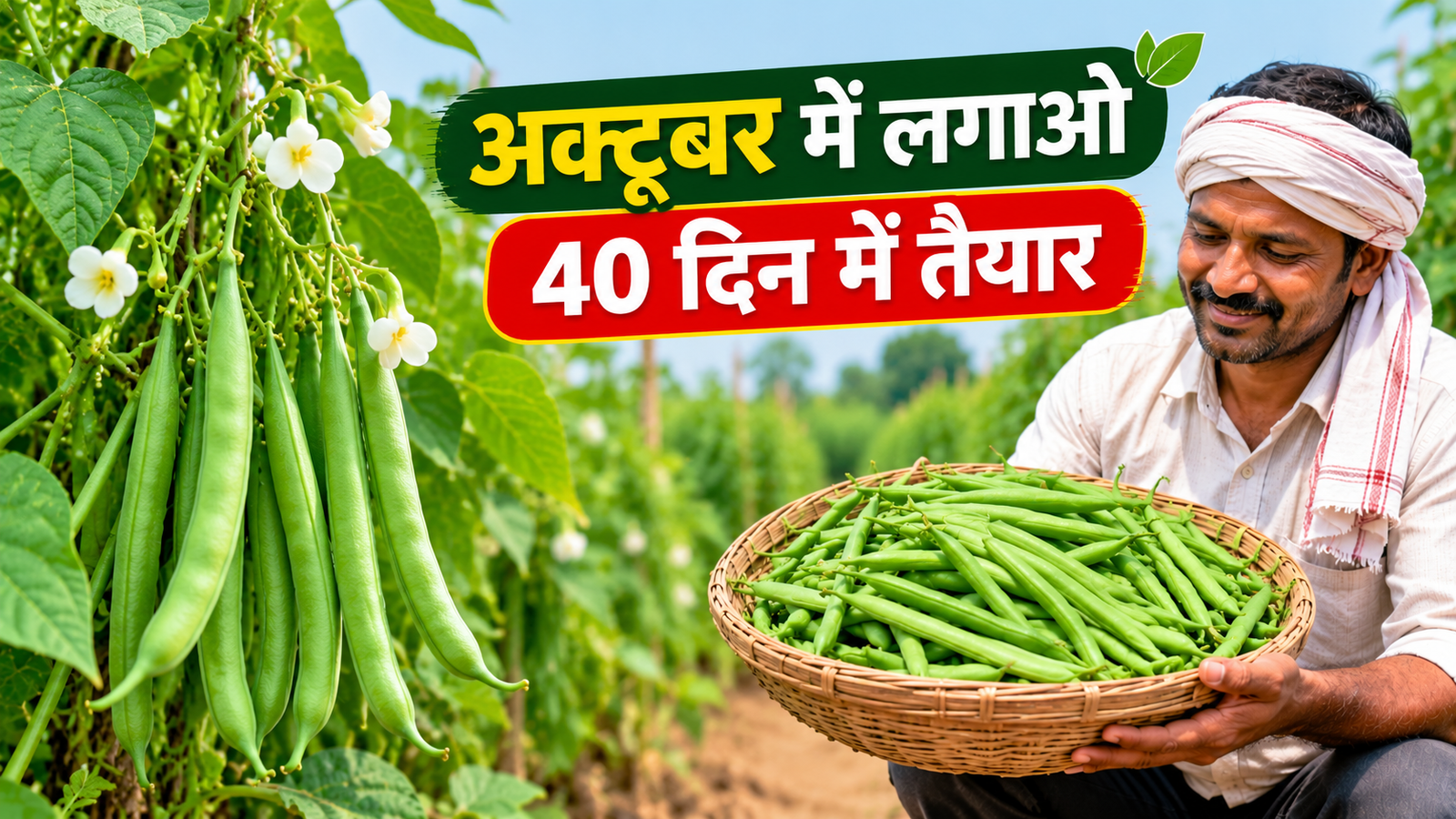 अक्टूबर में लगाएं फ्रेंच बीन्स कैसे करें, 40-50 दिन में तैयार होगी फसल French Beans Ki Kheti Kaise Karein